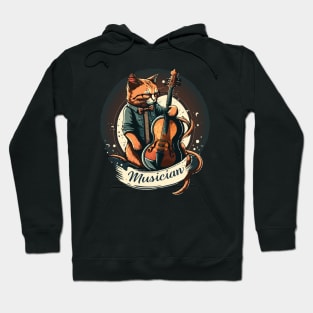 Musician Cat Hoodie